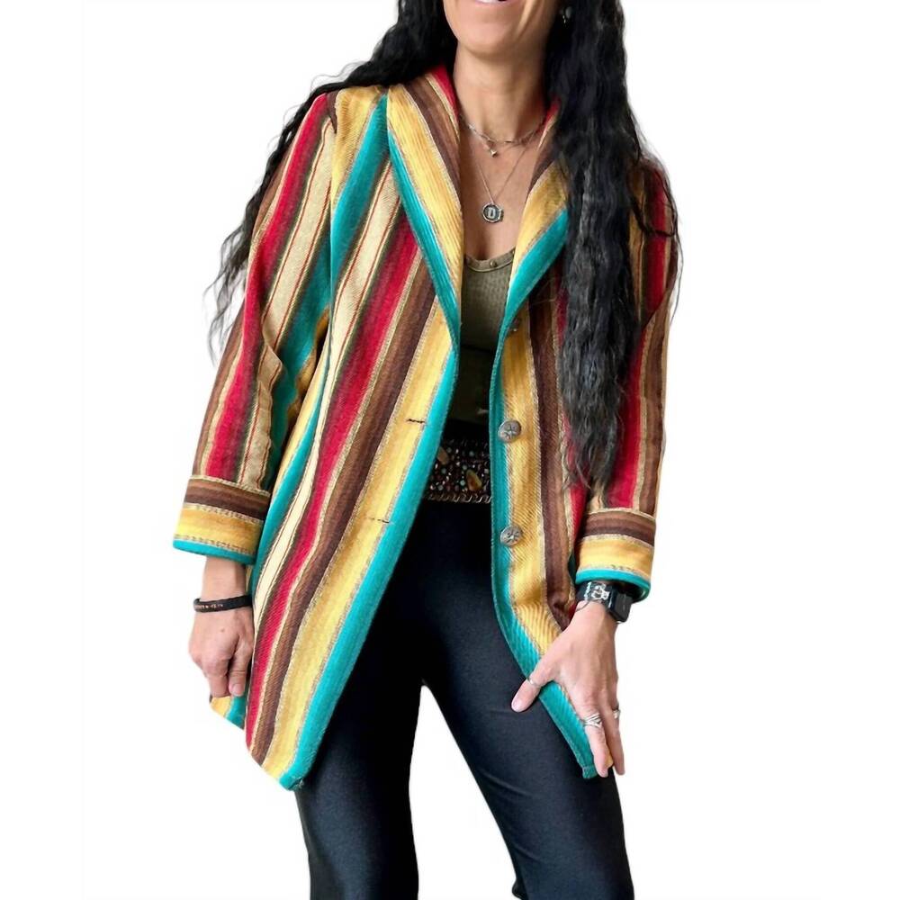 NEW SILVERADO samantha stripe jacket in multi